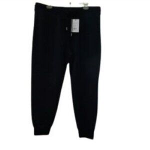 Theory Essential Sweat Thermal Pants Jogger Black Eclipse Melangue Unisex